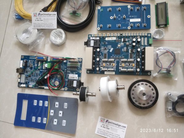 Kit i3200 UV for Upgrading Chinese Inkjet Printer with 2 i3200 printheads (roll to roll style) - Image 7