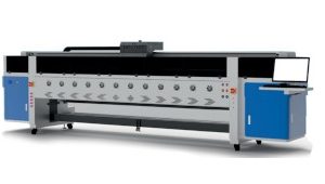 AMO Solvent Inkjet Printer AM3204K12i 3.2meters With 4 Konica 512i Printhead