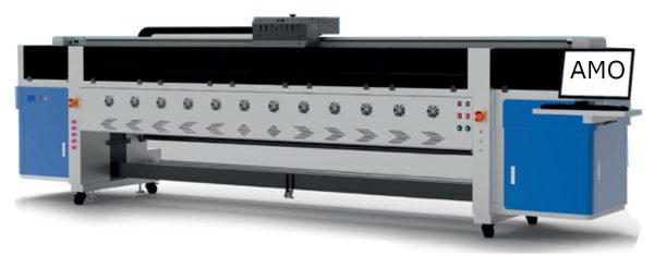 AMO Solvent Inkjet Printer AM3204K12i 3.2meters With 4 Konica 512i Printhead - Image 2
